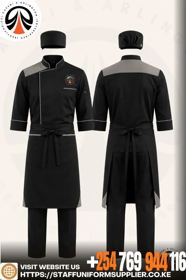 Black Chef Coat Nairobi