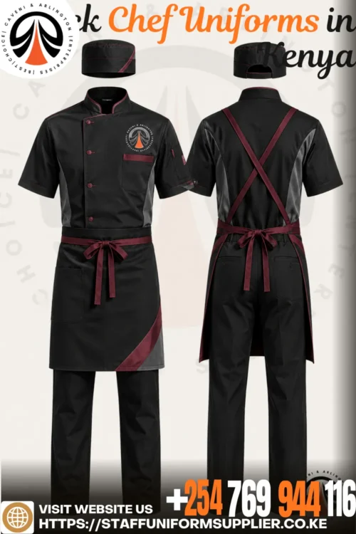 Black Chef Uniforms in Kenya