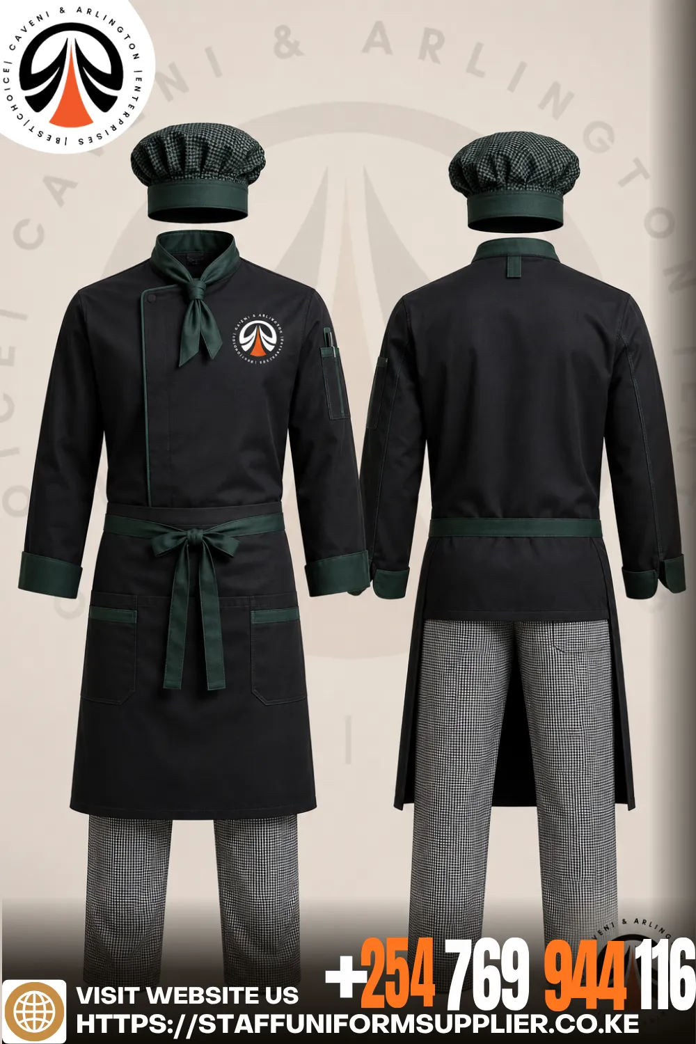 Black Chef Uniforms in Nairobi