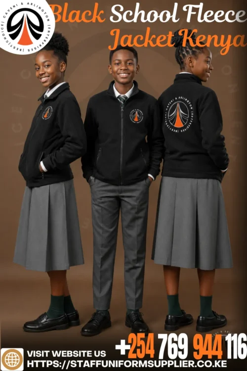 Black School Fleece Jacket Kenya Black School Fleece Jacket Kenya