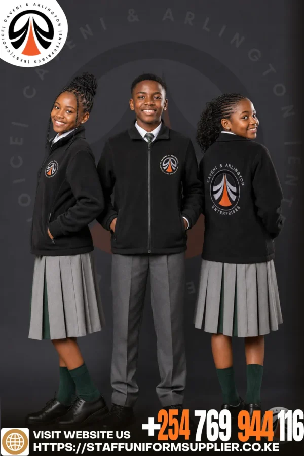 Black School Fleece Jacket Nairobi Black School Fleece Jacket Nairobi