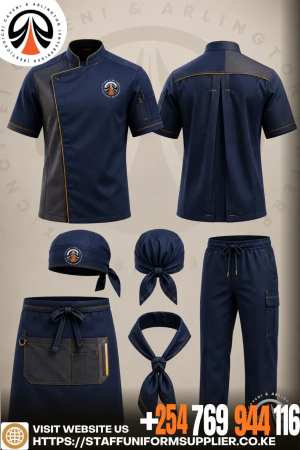 Bulk supply of Navy Chef Uniform Collection Bulk supply of Navy Chef Uniform Collection