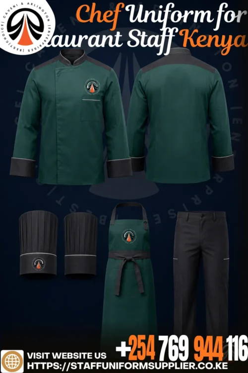 Chef Uniform for restaurant Staff Kenya Chef Uniform for restaurant Staff Kenya