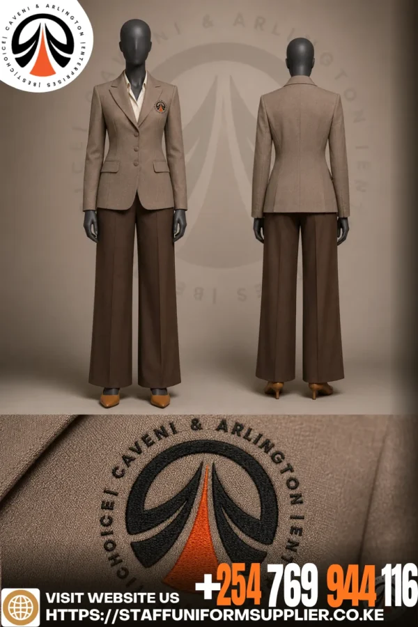 Corporate Suits With Embroidery Logo Made To Order Corporate Suits With Embroidery Logo Made To Order
