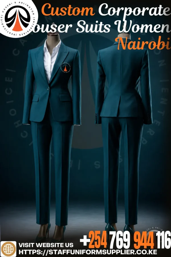 Custom Corporate Trouser Suits Women Nairobi