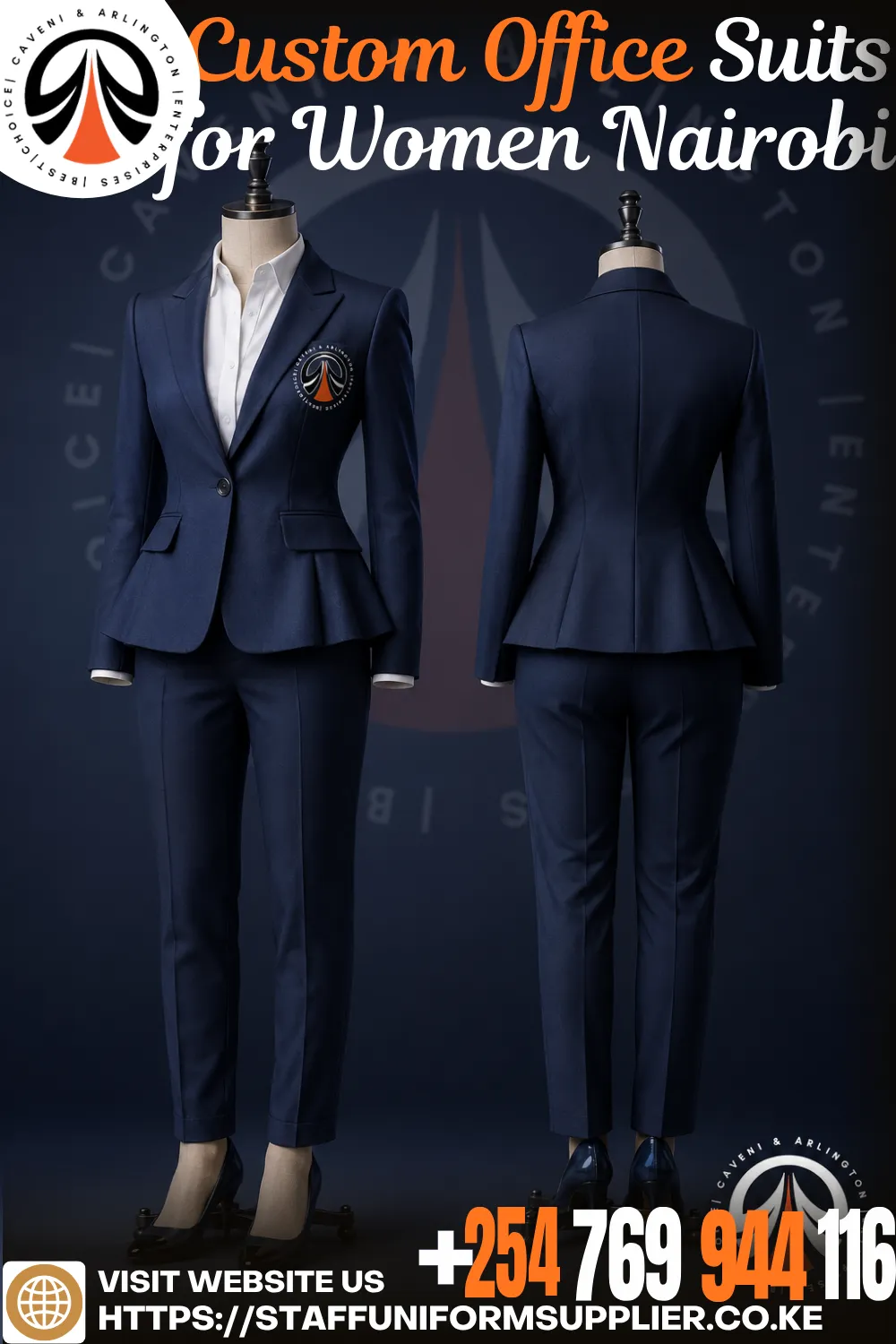 Custom Office Suits for Women Nairobi