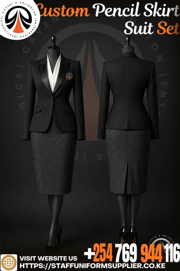 Custom Pencil Skirt Suit Set Custom Pencil Skirt Suit Set