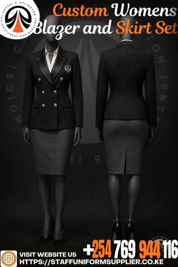 Custom Womens Blazer and Skirt Set Nairobi Custom Womens Blazer and Skirt Set Nairobi
