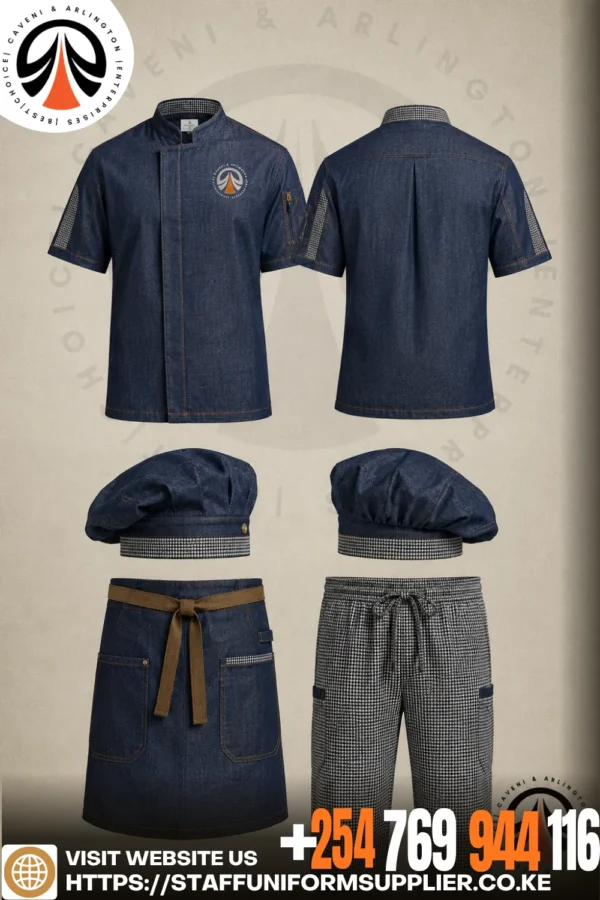 Customized Denim Chef Uniform Kenya Customized Denim Chef Uniform Kenya