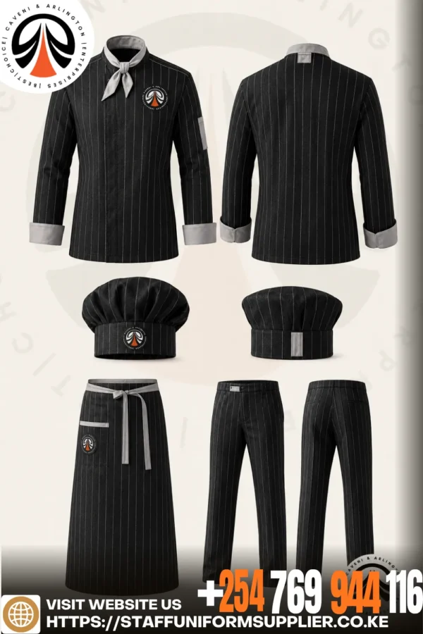 Customized Pinstripe Chef Uniform Kenya Customized Pinstripe Chef Uniform Kenya