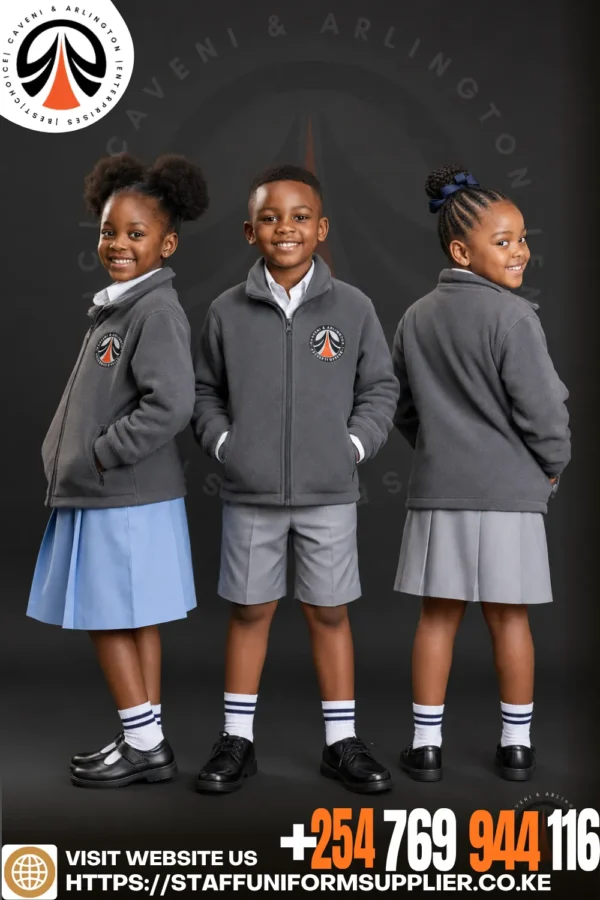 Gray School Fleece Jacket Nairobi