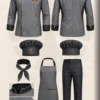 Grey Chef Uniform Collection Grey Chef Uniform Collection