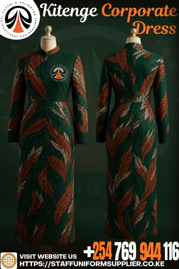 Kitenge Corporate Dress Kitenge Corporate Dress