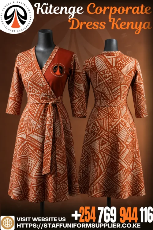 Kitenge Corporate Dress Kenya