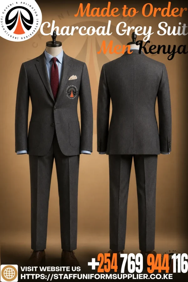 Made to Order Charcoal Grey Suit Men Nairobi Kenya Made to Order Charcoal Grey Suit Men Nairobi Kenya