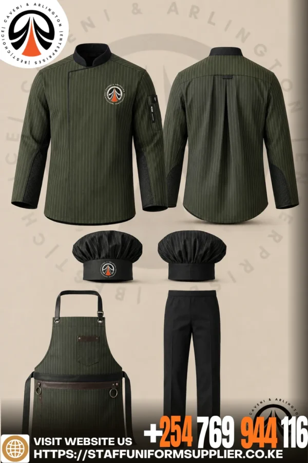 Mandarin Collar Chef Uniform Nairobi