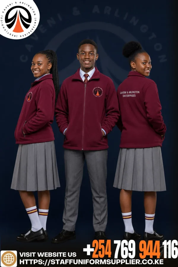Maroon School Fleece Jacket Nairobi Maroon School Fleece Jacket Nairobi