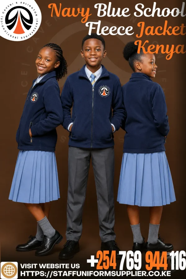 Navy Blue School Fleece Jacket Kenya Navy Blue School Fleece Jacket Kenya