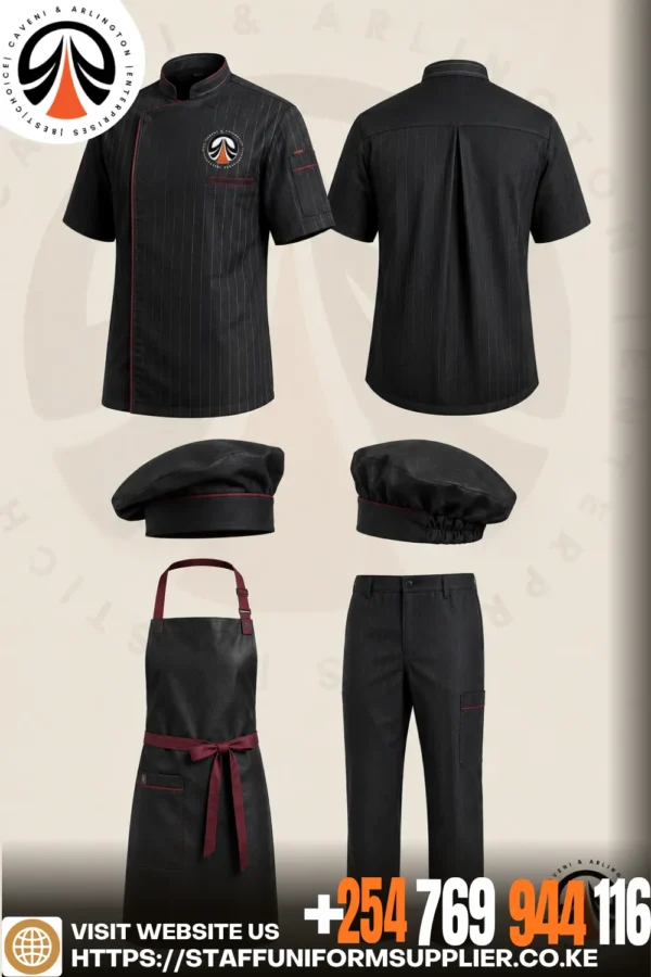 Premium Black Chef Uniform Kenya Premium Black Chef Uniform Kenya