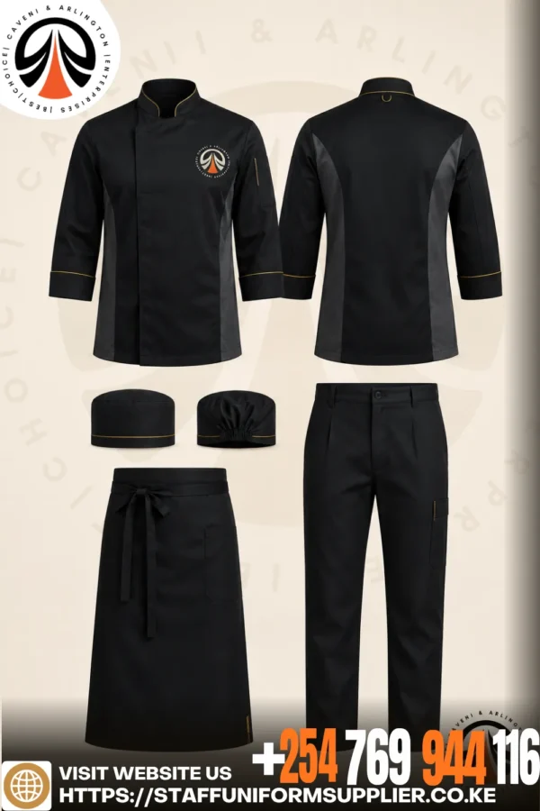 Premium Black Chef Uniform Nairobi Premium Black Chef Uniform Nairobi