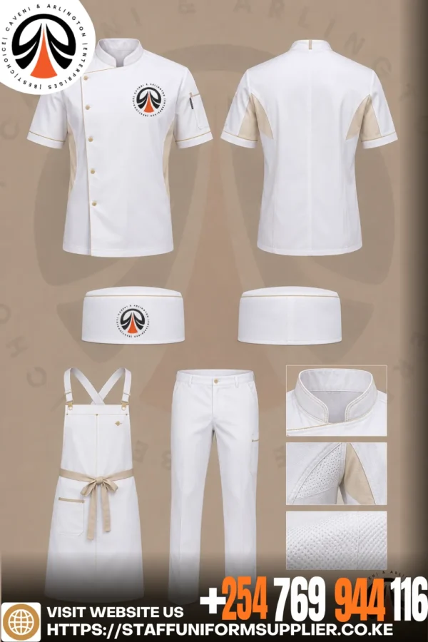 Premium White Chef Uniform Kenya Premium White Chef Uniform Kenya
