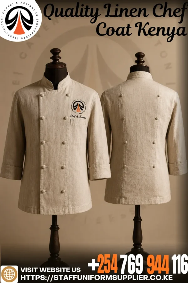 Quality Linen Chef Coat Kenya Quality Linen Chef Coat Kenya