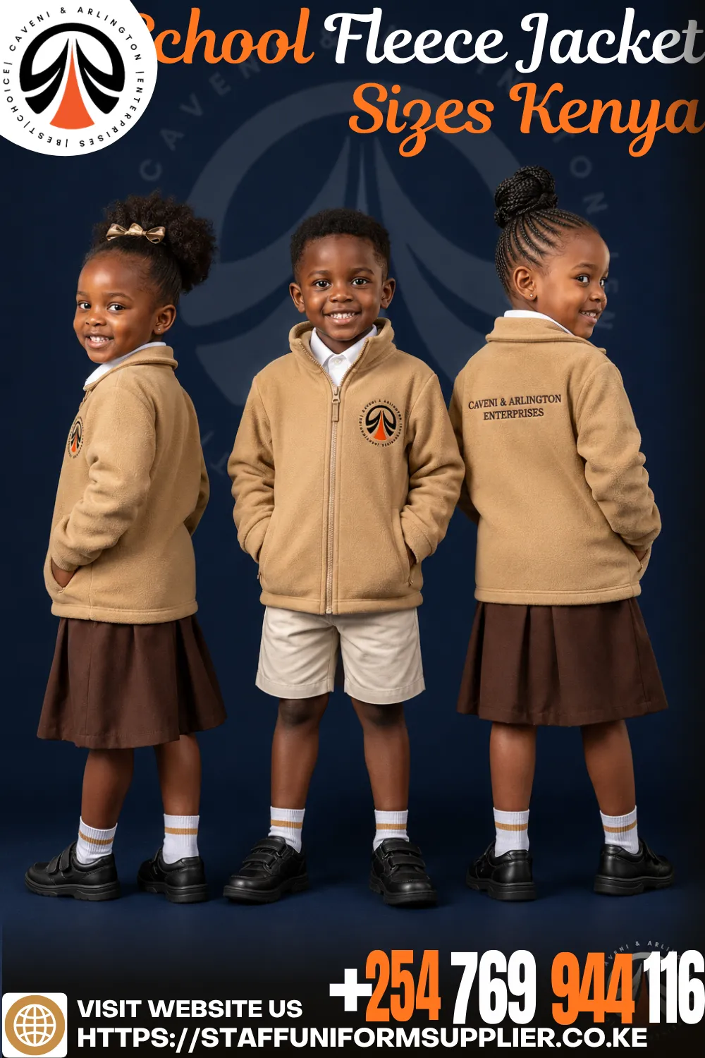 School Fleece Jacket Sizes Kenya