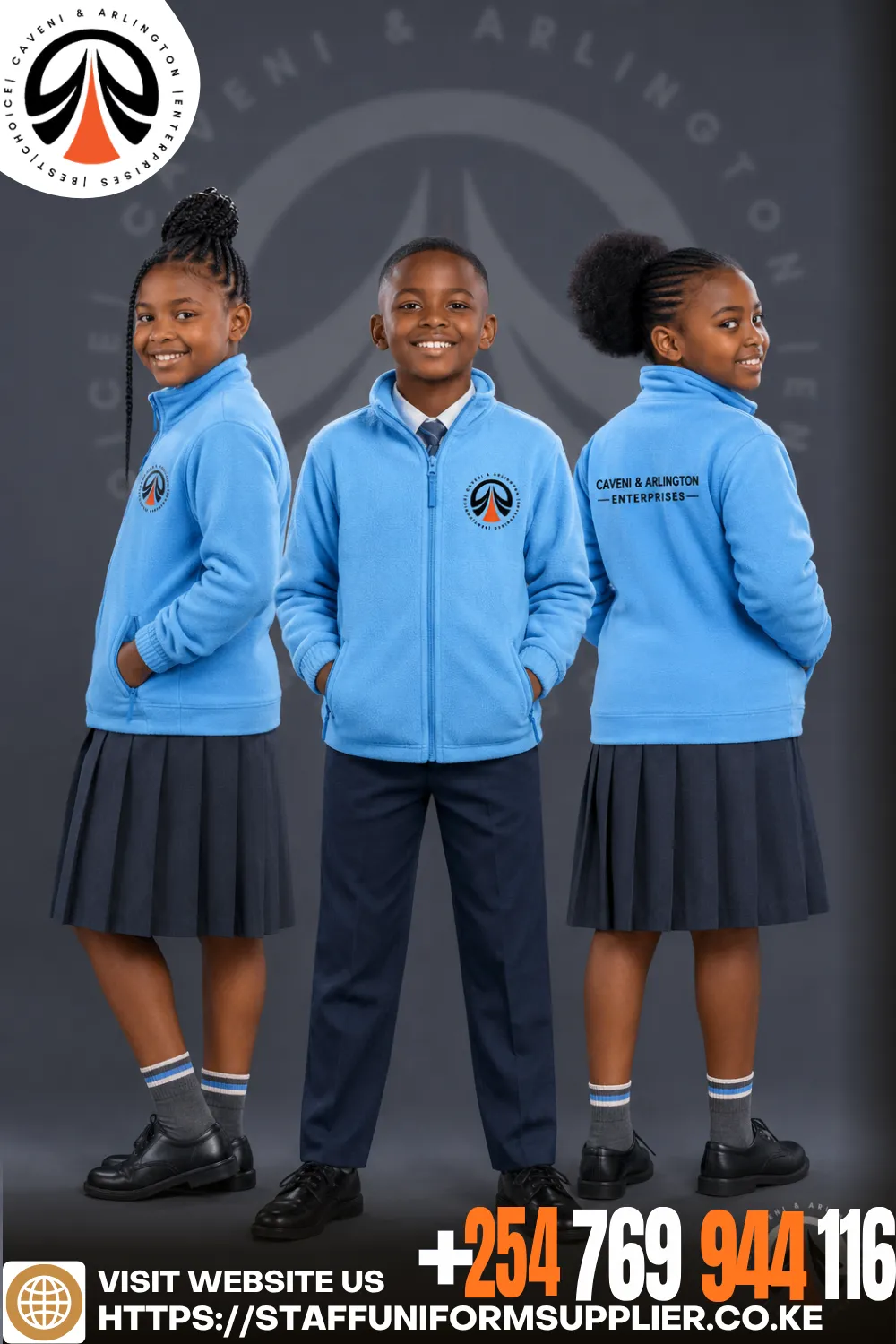 School Fleece Jacket with Logo Nairobi