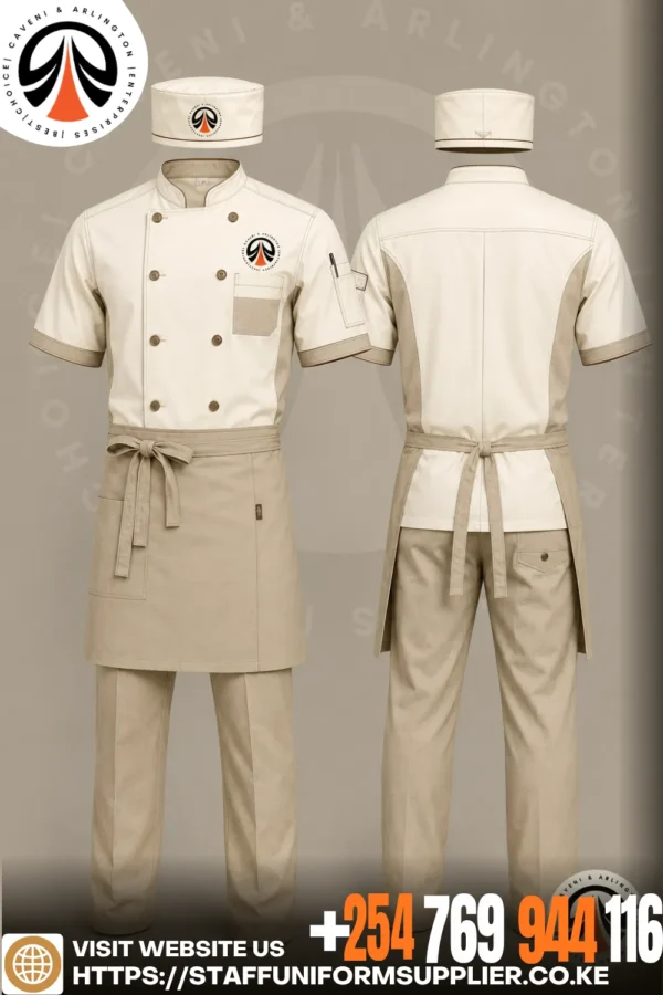 Short Sleeve Double-Breasted Chef Coats Nairobi Short Sleeve Double-Breasted Chef Coats Nairobi