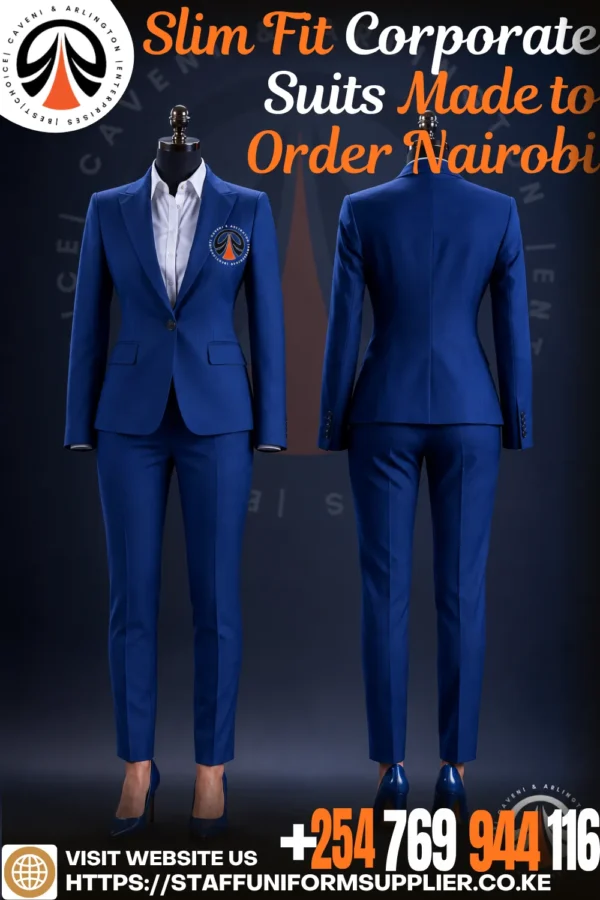 Slim Fit Corporate Suits Made to Order Nairobi
