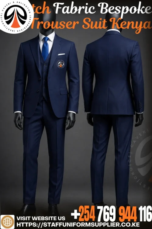 Stretch Fabric Bespoke Trouser Suit Kenya Stretch Fabric Bespoke Trouser Suit Kenya