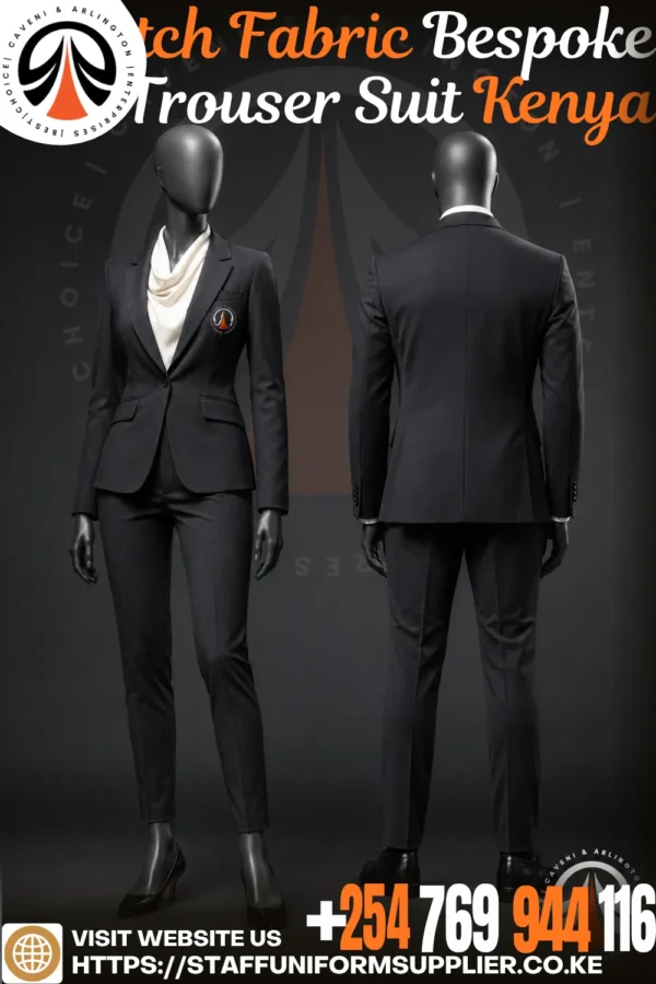 Stretch Fabric Bespoke Trouser Suit Nairobi Stretch Fabric Bespoke Trouser Suit Nairobi