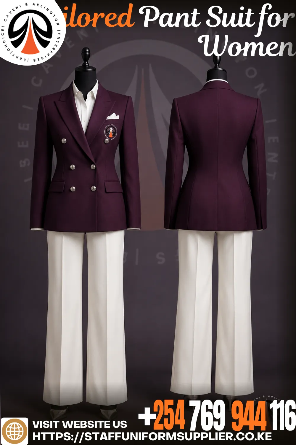 Tailored Pant Suit for Women