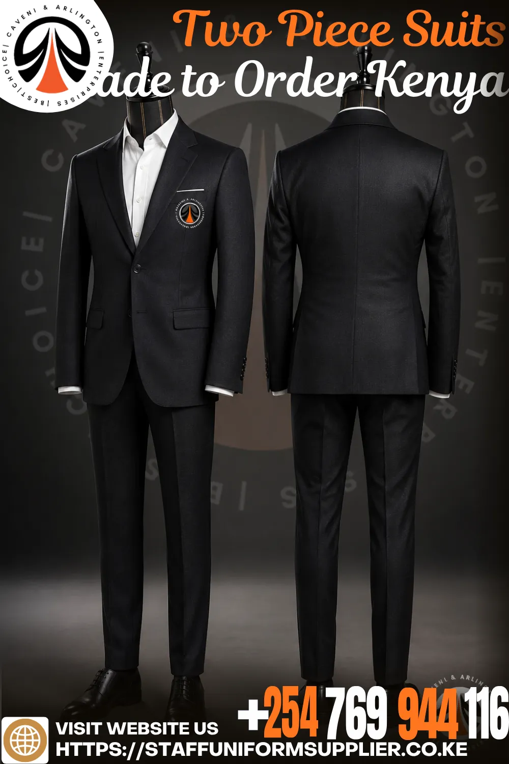 Two Piece Suits Made to Order Kenya