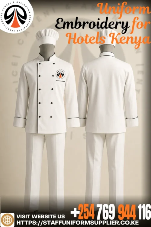 Uniform Embroidery for Hotels Kenya Uniform Embroidery for Hotels Kenya