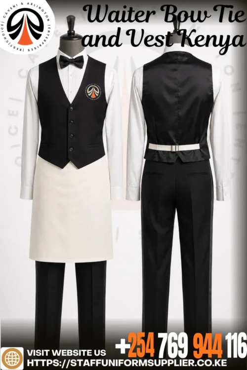 Waiter Bow Tie and Vest Kenya Waiter Bow Tie and Vest Kenya