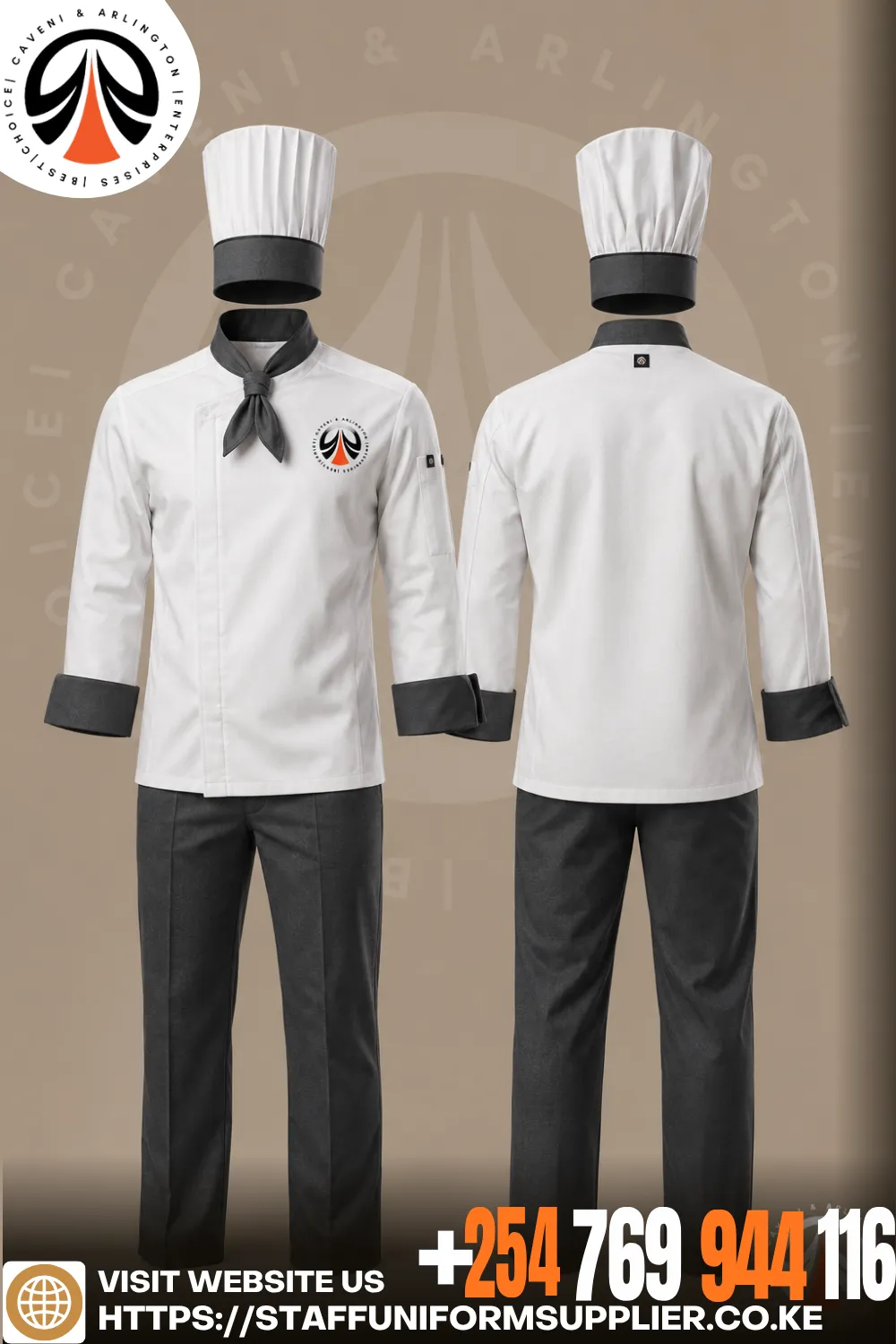 White Chef Jacket Nairobi