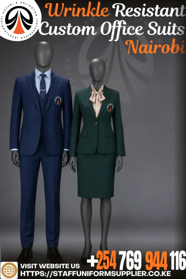 Wrinkle Resistant Custom Office Suits Nairobi