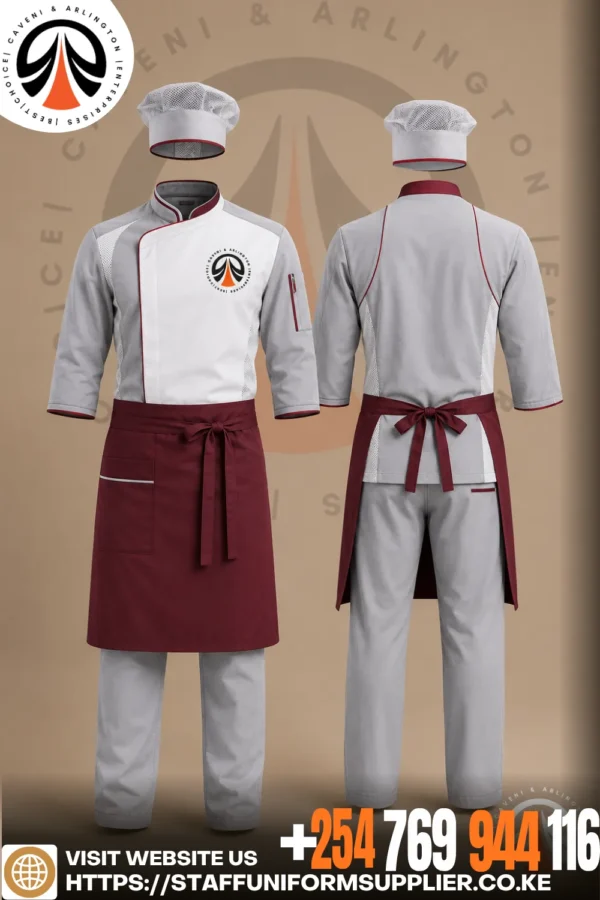 ¾ Sleeve Chef Coat Kenya