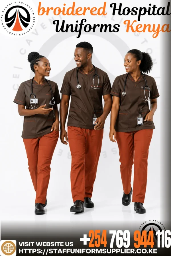 Embroidered Hospital Uniforms Kenya