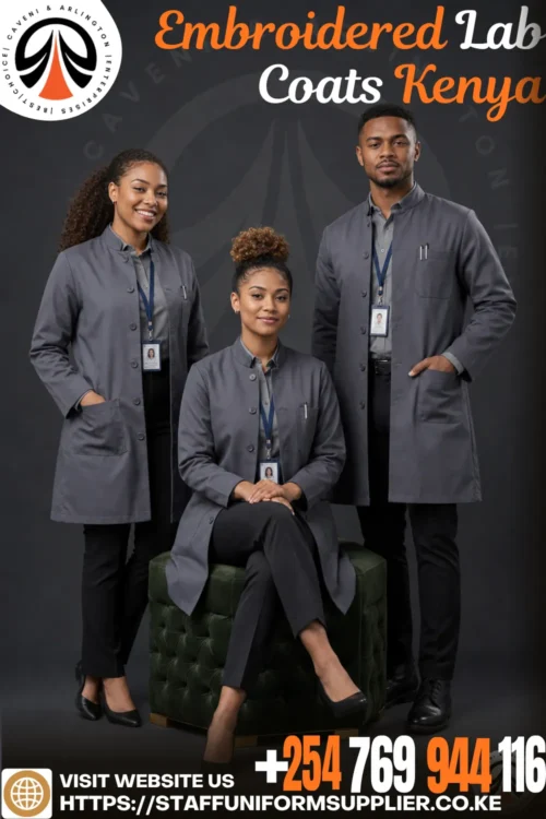 Embroidered Lab Coats Kenya