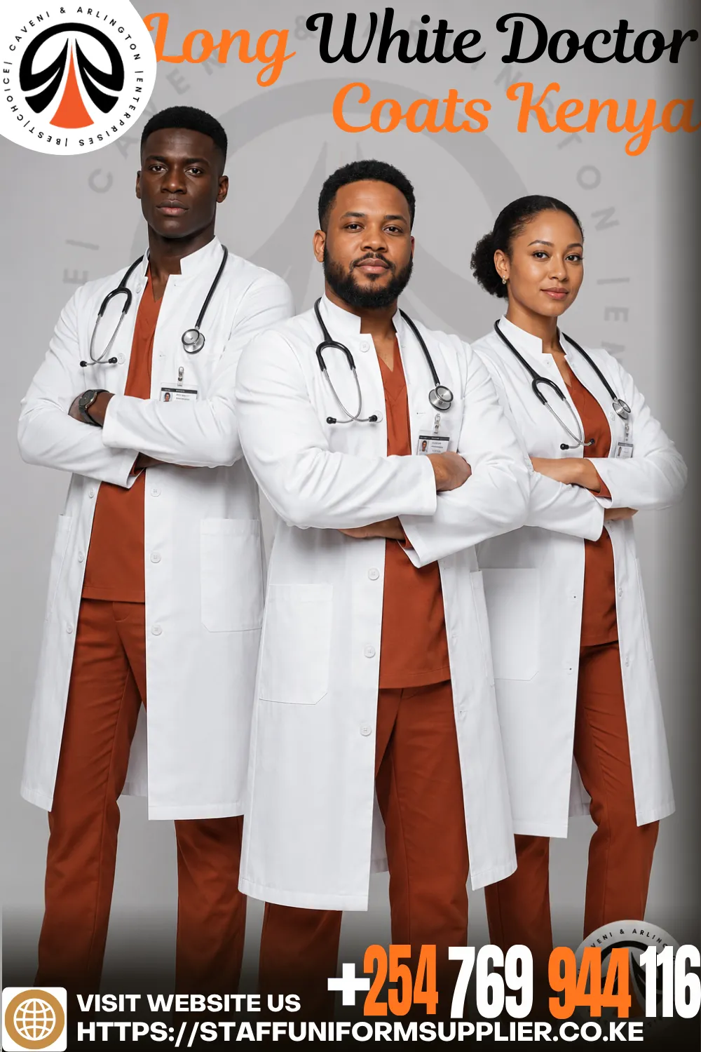 Long White Doctor Coats Kenya