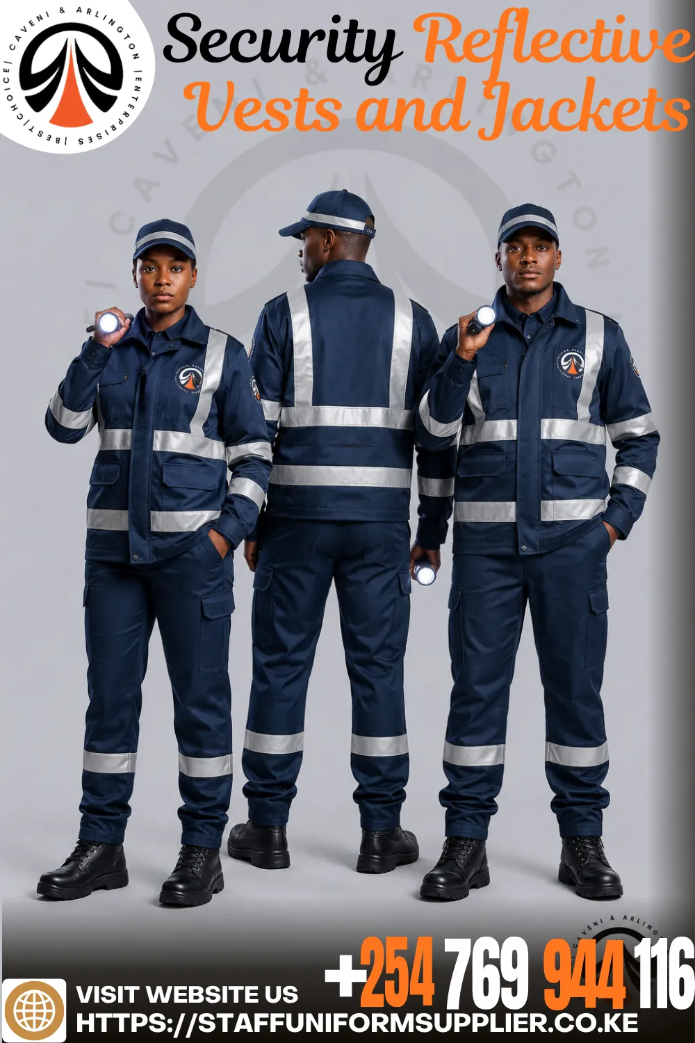 Security Reflective Vests and Jackets
